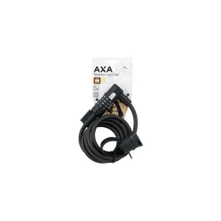 ANTIVOL SPIRAL AXA Newton 150 Code 150cm Ø10mm Noir