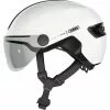 Casque ABUS HUD-Y ACE Shiny Blanc - Taille M