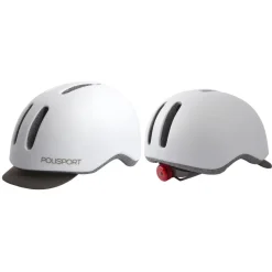 Casque POLISPORT Commuter L 58-61CM Blanc 7 Casque POLISPORT Commuter L 58-61CM Blanc -France Accessoires Vélo Soldes Boutique casque polisport commuter l 58 61cm blanc 2