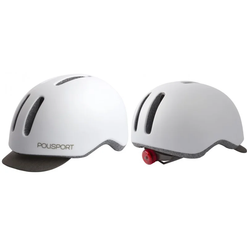 Casque POLISPORT Commuter L 58-61CM Blanc 5 Casque POLISPORT Commuter L 58-61CM Blanc – Image 3