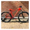 Custom Collective X Bikelife C100 Rouge Vermillon 2022 -France Accessoires Vélo Soldes Boutique collective bikes c100 orange