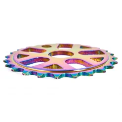 COURONNE KHE MVP ALU 25T Oil Slick -France Accessoires Vélo Soldes Boutique couronne khe mvp alu 25t oil slick 3