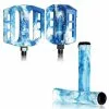 Demolition Parts Pack DEMOLITION Pédales + Poignées Blanc-Bleu -France Accessoires Vélo Soldes Boutique pack demolition pedales poignees blanc bleu