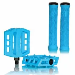 Demolition Parts Pack DEMOLITION Pédales + Poignées VLM Bleu Glacier