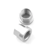 Paire D'écrous KHE Pour Axe 14mm Argent 2 Paire D'écrous KHE Pour Axe 14mm Argent -France Accessoires Vélo Soldes Boutique paire d ecrous khe pour axe 14mm argent