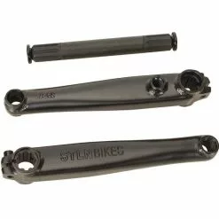 Pédalier STOLEN Mob V4 175mm Noir -France Accessoires Vélo Soldes Boutique pedalier stolen mob v4 175mm noir 1