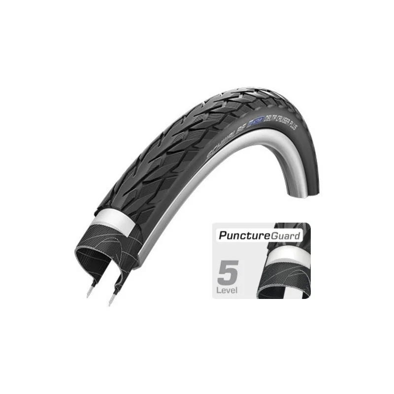 SCHAWLBE PNEU SCHWALBE Delta Cruiser+ 26x2.00" 50-559 Noir 3 SCHAWLBE PNEU SCHWALBE Delta Cruiser+ 26x2.00" 50-559 Noir
