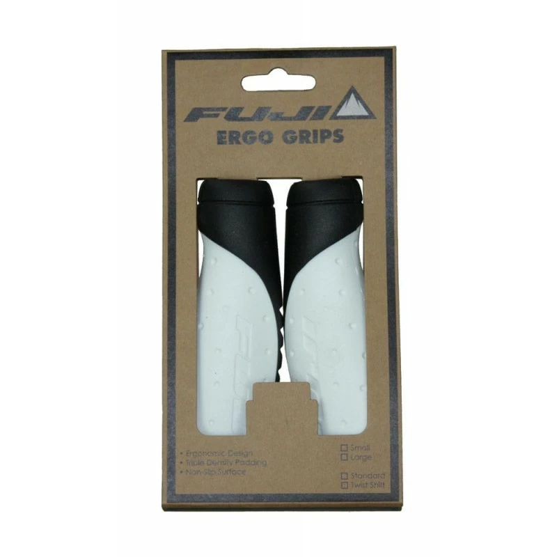 Poignées Fuji Ergonomiques 120mm Noires/Blanches 3 Poignées Fuji Ergonomiques 120mm Noires/Blanches