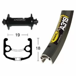 Roue Avant Mavic X Shimano 700-28c Noir