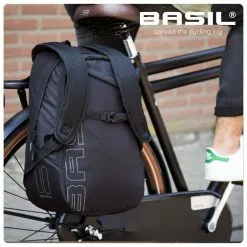 P&A Sacoche-Sac à Dos BASIL Arrière Flex Noir -France Accessoires Vélo Soldes Boutique sacoche sac a dos basil arriere flex noir 2
