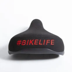 Selle BIKELIFE Noire Logo Rouge 10 Selle BIKELIFE Noire Logo Rouge -France Accessoires Vélo Soldes Boutique selle bikelife noire logo rouge 3