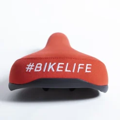 Selle BIKELIFE Rouge Logo Blanc 10 Selle BIKELIFE Rouge Logo Blanc -France Accessoires Vélo Soldes Boutique selle bikelife rouge logo blanc 3