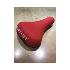 Selle BIKELIFE Rouge Logo Blanc 11 Selle BIKELIFE Rouge Logo Blanc -France Accessoires Vélo Soldes Boutique selle bikelife rouge logo blanc 4