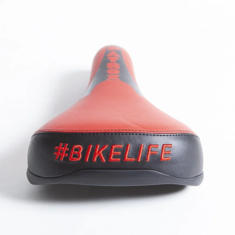 Selle BIKELIFE X PATROX Rouge-Noir 4 Selle BIKELIFE X PATROX Rouge-Noir – Image 2