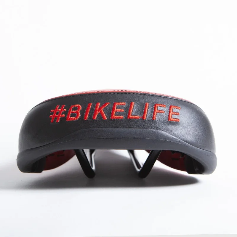 Selle BIKELIFE X PATROX Rouge-Noir 7 Selle BIKELIFE X PATROX Rouge-Noir – Image 5