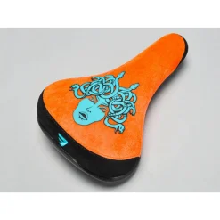 MAFIA BIKES Selle Mafia Bike Medusa Orange -France Accessoires Vélo Soldes Boutique selle mafia bike medusa orange 2