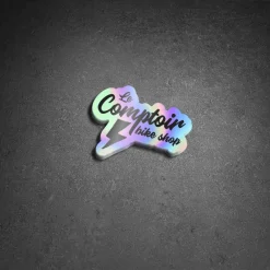 BIKELIFE Sticker LECOMPTOIRBIKESHOP Holographic Medium 7 BIKELIFE Sticker LECOMPTOIRBIKESHOP Holographic Medium -France Accessoires Vélo Soldes Boutique sticker lecomptoirbikeshop holographic medium 2