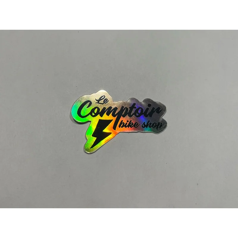 BIKELIFE Sticker LECOMPTOIRBIKESHOP Holographic Medium 3 BIKELIFE Sticker LECOMPTOIRBIKESHOP Holographic Medium