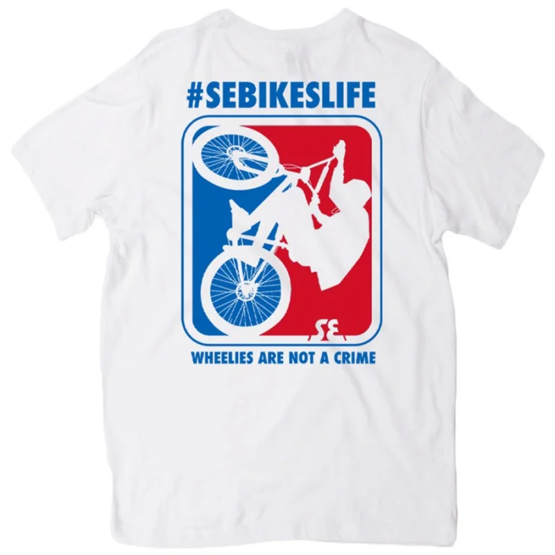 Se-bikes T-shirt SE BIKES Bikelife Blanc 3 Se-bikes T-shirt SE BIKES Bikelife Blanc