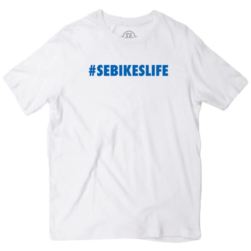 Se-bikes T-shirt SE BIKES Bikelife Blanc 4 Se-bikes T-shirt SE BIKES Bikelife Blanc – Image 2